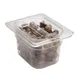 Cambro 80CWCHN135 Pan Cover – 1/8‑Size Clear PC Lid with Handle, Spoon‑Notched Slot, NSF 2 image