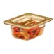 Cambro 80HPCH150 H‑Pan High‑Heat Pan Lid, 1/8 Amber Handled Cover, NSF, -40°F to 300°F 2 image