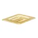 Cambro 80HPCH150 H‑Pan High‑Heat Pan Lid, 1/8 Amber Handled Cover, NSF, -40°F to 300°F 1 image