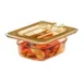 Cambro 80HPCHN150 H‑Pan Cover – 1/8 Amber Lid Handle, Spoon‑Notched, -40°F to 300°F, NSF 2 image