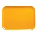 Cambro 810504 Camtray Rectangular Tray, 8" x 9-7/8" Fiberglass, Yellow, Dishwasher Safe, NSF 1 image