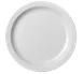 Cambro 825CWNR148 Plate – 8¼‑Inch White Polycarbonate Narrow Rim Glossy NSF‑Certified Made in USA 1 image
