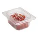 Cambro 82CW135 Food Pan – 1/8 Size, .7 Quart, 2½" Deep, Clear Polycarbonate, NSF 2 image