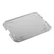 Cambro 853FCWC135 Tray Cover - Clear Polycarbonate Lid, 8-13/16" L x 6-3/4" W x 1/4" D, NSF 1 image