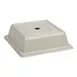 Cambro 85SFVSNH197 Plate Cover, 8-5/8" Square Ivory Fiberglass, 300°F, NSF-Approved, Dishwasher Safe 1 image