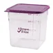 Cambro 8SFSCW441 8‑qt Container, 8.3" L/W x 9.1" H, Polycarbonate, NSF, Dishwasher Safe 1 image