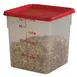 Cambro 8SFSPP190 CamSquare 8‑Quart Square Container, 8‑3/8" L x 8‑3/8" W x 9‑1/8" H, Clear PP, NSF 2 image