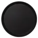 Cambro 900CT110 - 9" Round Non‑Slip Serving Tray, Black Satin Fiberglass, Dishwasher‑Safe, NSF Certified, Made in USA 1 image