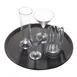Cambro 900CT138 - Round 9" Fiberglass Serving Tray, Tan Non‑Skid Surface, Dishwasher‑Safe, NSF Certified, Made in USA 2 image