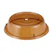 Cambro 9013CW153 Plate Cover, 10" Dia, 2-3/4" Height, Amber Plastic, 210°F Compatible – Made in USA 1 image