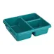 Cambro 9113CP414 - 3‑Compartment Tray, 8‑7/8"×10‑11/16"×2‑5/8" Teal Co‑Polymer, Dishwasher Safe 1 image