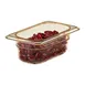 Cambro 92HP150 H‑Pan – 1/9 Size, 2½″ Deep Amber Plastic, Non‑Stick, -40°F to 375°F, NSF 2 image