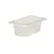 Cambro 92PP190 Pan - 1/9 Size, 2.5" Deep, Translucent Polypropylene, NSF 1 image