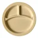 Cambro 93CW133 9" Beige PC 3‑Compartment Plate, Scratch‑Resistant Finish, NSF‑Certified, Made in USA 1 image