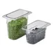 Cambro 94CW135 - Clear Polycarbonate Food Pan, 1/9 Size, .9 Quart, 4" Deep, NSF 2 image