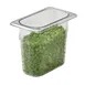 Cambro 96PCW135 Camwear Food Pan, 1/9 Size 1.4 Qt, 6" Deep Polycarbonate Clear, NSF 2 image