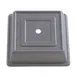 Cambro 978SFVSNH191 Camcover Plate Cover, 10" Square, 2-3/4" Gray Fiberglass, NSF, 300°F - 144/Case 1 image