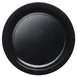 Cambro 9CWNR110 Camwear® Plate – 9" Black Polycarbonate, Narrow Rim, Scratch‑Resistant, NSF‑Listed 1 image