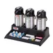 Cambro BSACS110 Airpot Rack 23-1/4" X 15-3/8" X 6" ABS Holds 3 Airpots With Organizer 2 image