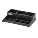 Cambro BSACS110 Airpot Rack 23-1/4" X 15-3/8" X 6" ABS Holds 3 Airpots With Organizer 1 image