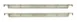 Cambro CBDBS18480 Basics PLUS Shelf Divider Bar, 18"L, Straight, Speckled Gray, NSF 1 image