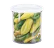 Cambro CCP12152 Clear Polycarbonate 1.2‑Quart (4‑7⁄8" Dia.) Round Crock, Polyethylene Lid 1 image