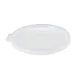 Cambro CCPL12148 Snap-On Plastic Salad Crock Cover, Round White, Fits CCP12 Crock, Made in USA 1 image