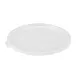 Cambro CCPL27148 Snap-On Plastic Crock Cover, White, Fits CCP15 & CCP27 Crocs, NSF, Made in USA 1 image