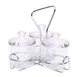 Cambro CJ80CW135 Condiment Jar – 8 oz Clear Polycarbonate, 3‑1/4″ Dia × 4″ H, Slotted Lid, Made in USA 2 image