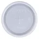 Cambro CL900P190 CamLid® Translucent Lid, Fits 900P/900P2, Lido™ LDT9 & 1600CW Tumblers - 1000/Case 1 image