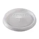 Cambro CLNT12190 Disposable CamLid® Lids, Clear, Fits NT12, LDT12 & HT120CW Tumbler - 1000/Case 1 image