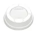 Cambro CLSNT12152 Translucent Sip Lid For LDT12 NT12 HT120CW Tumblers, Plastic - 1000/Case 1 image
