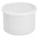 Cambro CP15148 1.5-Qt Salad Crock, 6-5/8" Dia x 4-5/16" H, White PP with Lid, NSF, Made in USA 1 image