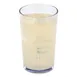 Cambro D12152 Del Mar Tumbler - 12 oz Clear Crackled SAN, 2-15/16" Diameter, Stackable, Rolled Rim 1 image