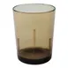 Cambro D14609 - DelMar 14 oz Tumbler, 3‑1/4" x 4‑3/16" Amber, Crackled Finish, SAN Plastic, USA 1 image