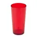 Cambro D16156 - Del Mar 16 Oz Tumbler, 3-1/16" Top, Crackled Ruby Red SAN, Made in USA 1 image