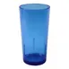 Cambro D24608 - Del Mar 24 oz Tumbler, 3‑7/16" Top Dia, Blue Crackled SAN, Rolled Rim, Stackable 1 image