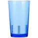 Cambro D8608 - 8 oz Tumbler, 2-5/8" Top Dia, SAN Plastic, Sapphire Blue Crackled Finish, Stackable 1 image