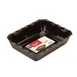 Cambro DC10110 - 4.9 Qt Deli Crock, 13-3/16" x 10-7/16" Black SAN, Impact Resistant, Made in USA 1 image