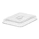Cambro DCC10135 Deli Crock Cover – Clear Solid Polycarbonate, Handles, Fits DC10, Camwear®, NSF 1 image