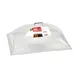 Cambro DD1220CW135 Clear PC Dome Cover 21-7/8" W x 14-3/4" D x 8" H Fits 12" x 20" Tray 1 image
