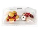 Cambro DD1220ECW135 Clear Dome Cover, 21-7/8" W x 14-3/4" D x 8" H, Fits 12" x 20" Tray 1 image