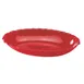 Cambro DP15404 Deli Platter – 3.4 Qt, Oval 11‑5/16" x 15‑3/4" Red SAN NSF Certified, Impact Resistant 1 image