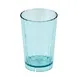 Cambro HT14CW196 Camwear Tumbler, 14 oz (3-1/4" Top Dia), Fluted Azure Blue Polycarbonate 1 image