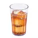 Cambro LT10152 Laguna 10 Oz Clear Textured SAN Tumbler, Impact‑Resistant Plastic, Made in USA 1 image