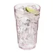 Cambro LT16152 Laguna Tumbler - 16 oz Clear Textured SAN Plastic, Break-Resistant, Made in USA 1 image