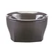 Cambro MDSHB9485 Plastic Bowl, 9 oz, 4‑3⁄8" Dia × 2‑2⁄5" H, Gray Smoked‑Metal Finish, Polypropylene 1 image