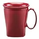 Cambro MDSHM8487 8 Oz Plastic Mug 4.5" Dia x 4" H Cranberry Red Polypropylene Dishwasher Safe NSF 1 image