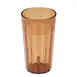 Cambro NT12153 - 12.6 oz Amber Fluted SAN Tumbler, 3" Top, Impact‑Resistant, Dishwasher Safe 1 image