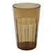 Cambro NT14153 - 14 oz Amber Fluted SAN Tumbler, 3‑1/8" Top Dia, Dishwasher Safe, Made in USA 1 image